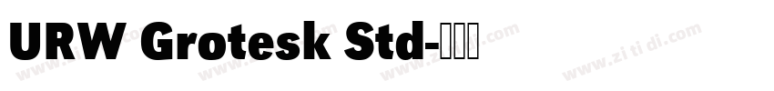 URW Grotesk Std字体转换